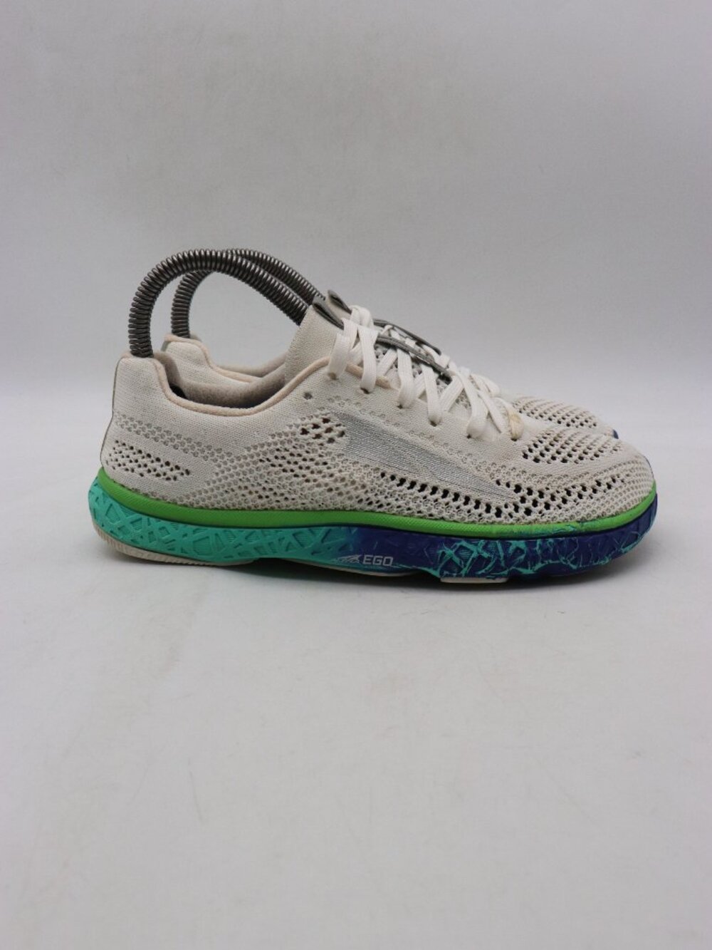 Altra Escalante Racer Women's Size 6 White Blue Green Running Shoes Sneakers
